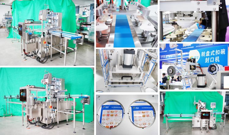 Plastic Tray Box Bowl Cups Disc Sealing Packaging Machine - Image 6